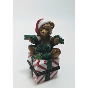 Vintage Midwest PBH Porcelain Christmas Calendar Bear December Present